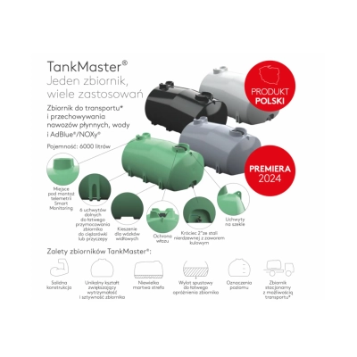 TankMaster 6000l Zbiornik Do Transportu Nawozów/AdBlue NOXy/Wody KINGSPAN